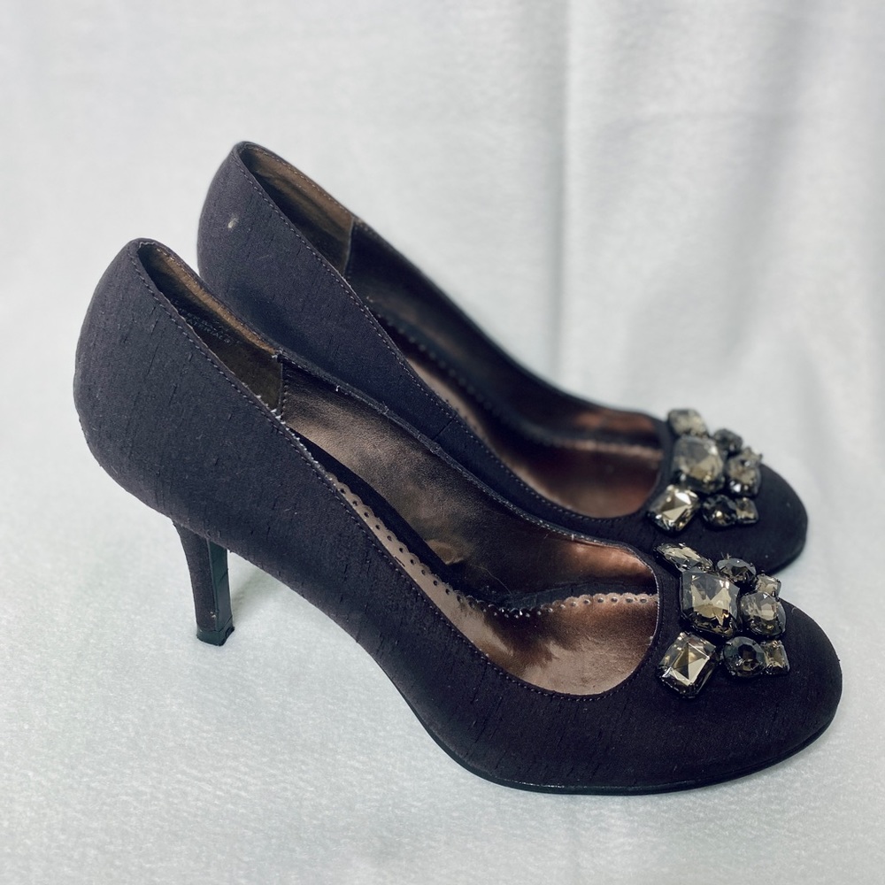 Rampage black Kristall embellished heels